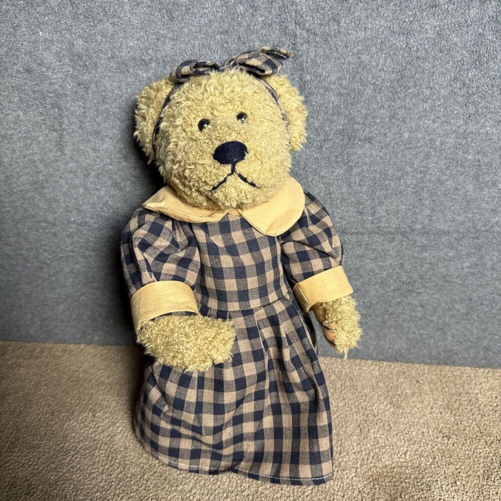 Vintage New Plush Stuffed Animal Weighted w Sand Heavy Door Stop